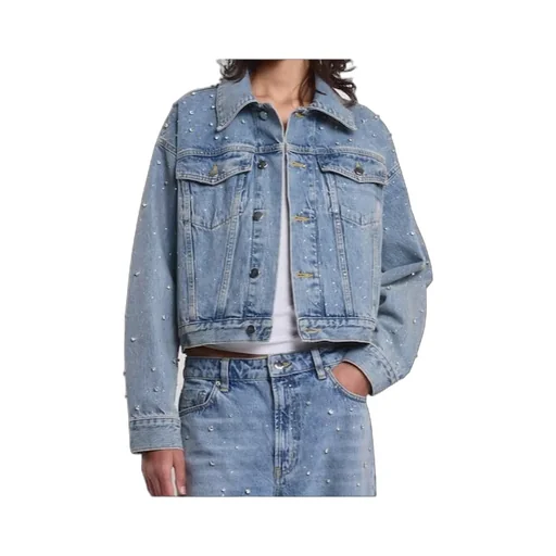 Crystal Embellished Denim Jacket