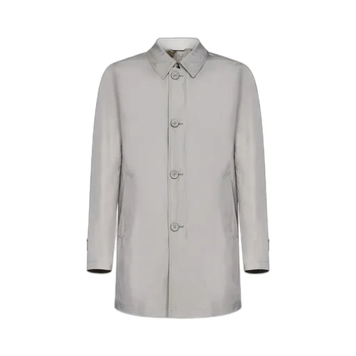 Single-Breasted Buttoned Shirt Coat