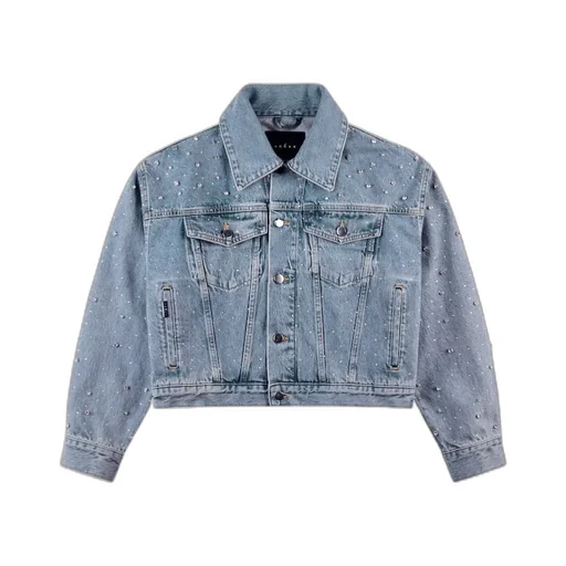 Crystal Embellished Denim Jacket