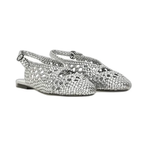 Slingback Braided Flat Shoes