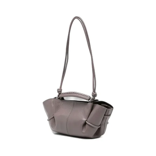Arta Braided-Handle Shoulder Bag