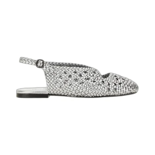 Slingback Braided Flat Shoes