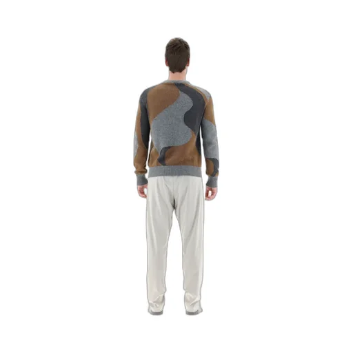 Abstract Pattern Printed Crewneck Jumper