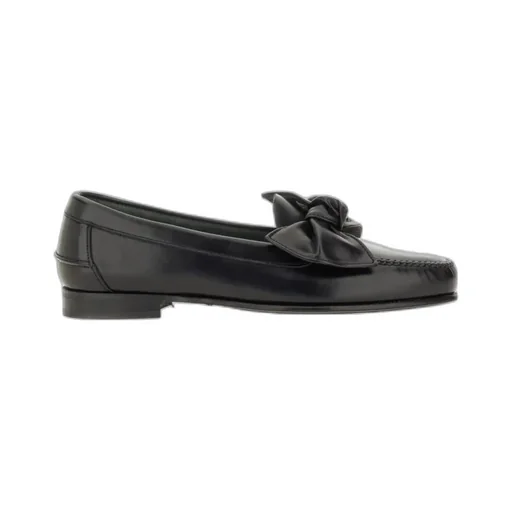 Bow Detail Slip-On Loafers