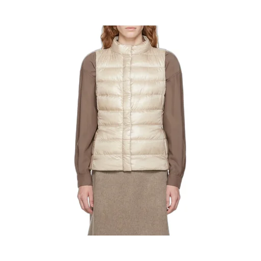 High-Neck Quilted Down Gilet