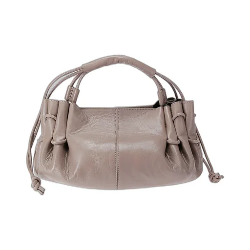 Mini Arta Braided-Handle Lambskin Tote Bag
