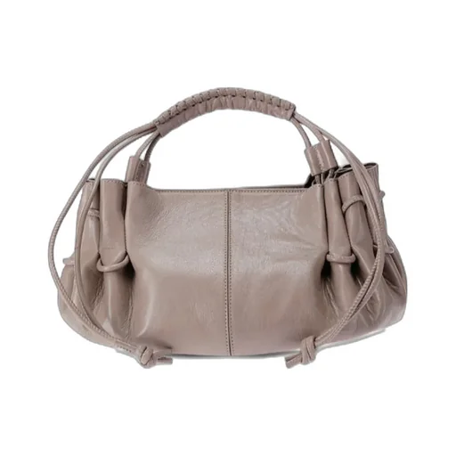 Mini Arta Braided-Handle Lambskin Tote Bag