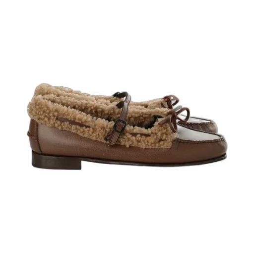 Mary Jane Loafer With Lace Detail