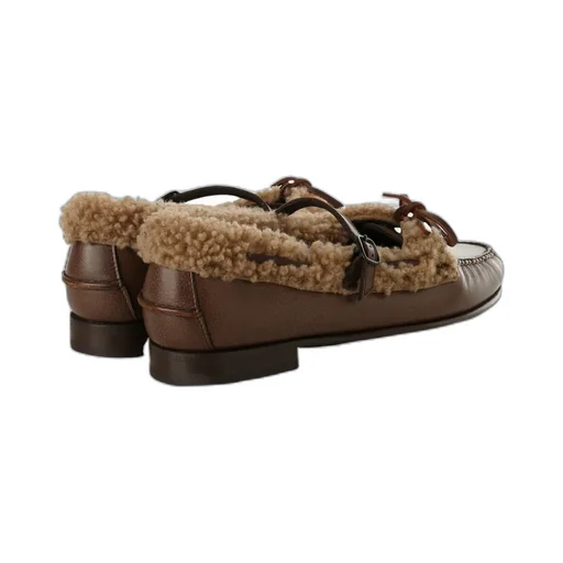 Mary Jane Loafer With Lace Detail