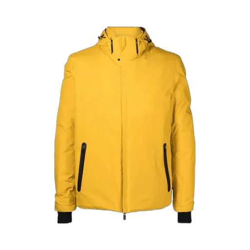 Padded Drawstring-Hooded Jacket