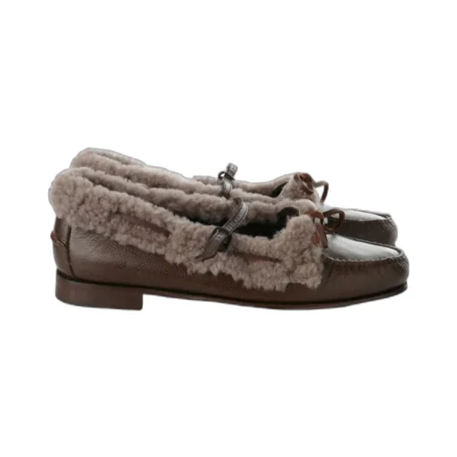 Mary Jane Loafer With Lace Detail