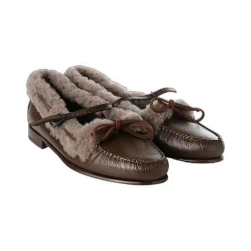 Mary Jane Loafer With Lace Detail