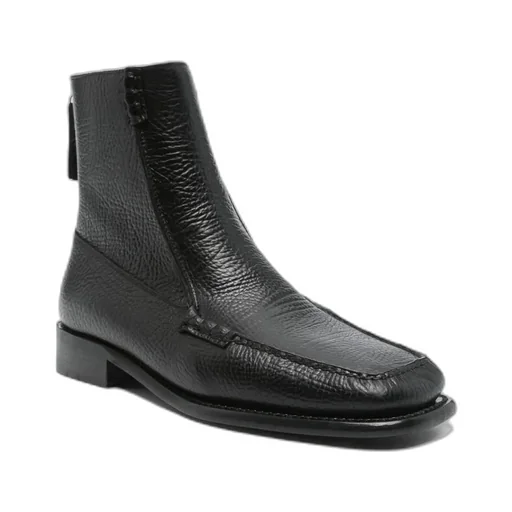 Zipper Ankle Boots