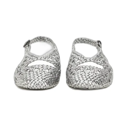 Slingback Braided Flat Shoes