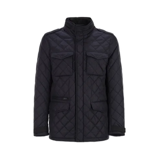 Diamond Quilted Cotton Jacket