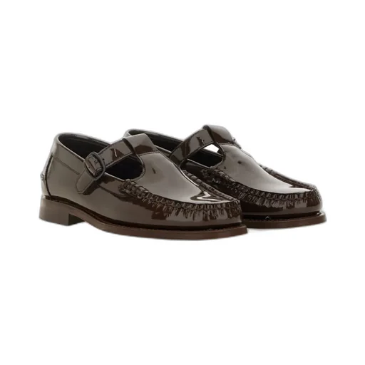 Alber Round-Toe Flat Shoes