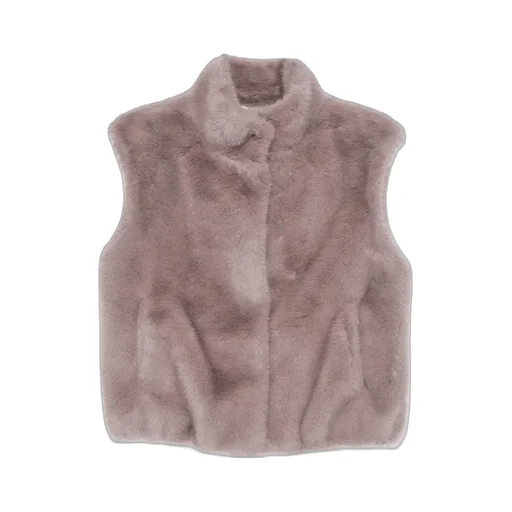 Faux-Fur Resort Vest