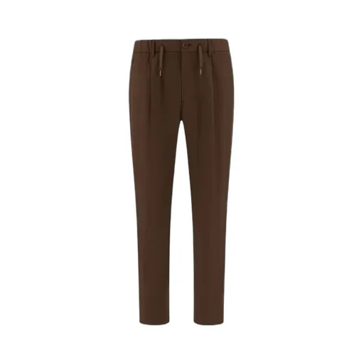 Straight-Leg Drawstring Trousers