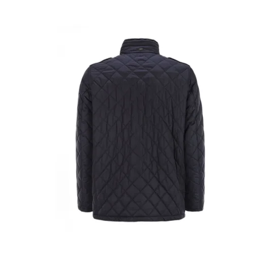 Diamond Quilted Cotton Jacket