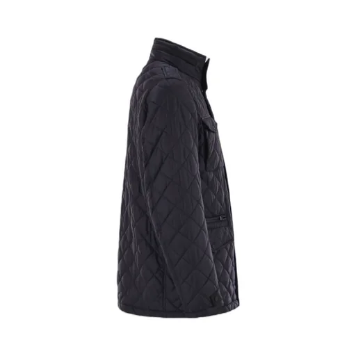 Diamond Quilted Cotton Jacket