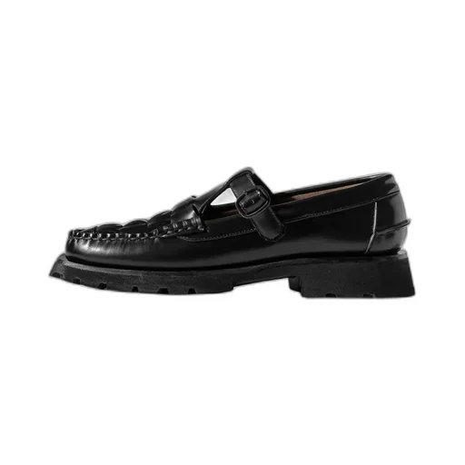 Tread Sole T-Bar Loafer