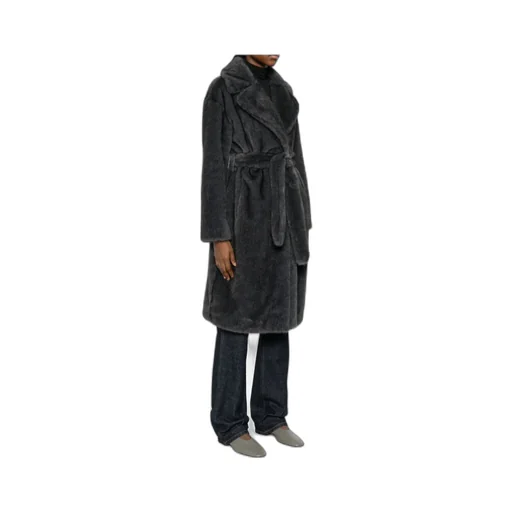 Belted Lapel Collar Coat