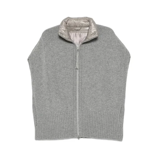 Panelled Zipped Gilet