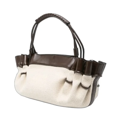 Pleated Tote Bag