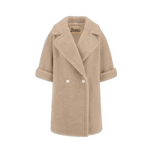 Double-Breasted Short-Sleeve Coat