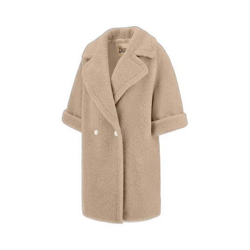 Double-Breasted Short-Sleeve Coat