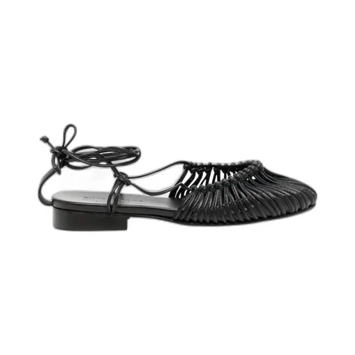 Braided Ankle Strap Sandals