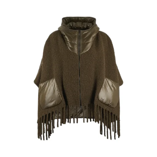 Hooded Fringed Coat