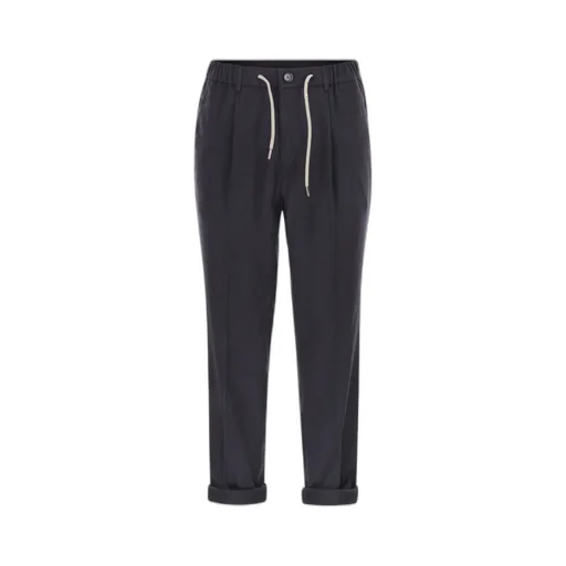 Drawstring Waist Casual Pants