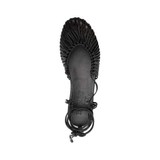 Braided Ankle Strap Sandals