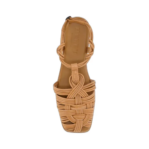 Mantella Square Toe Interwoven Sandals
