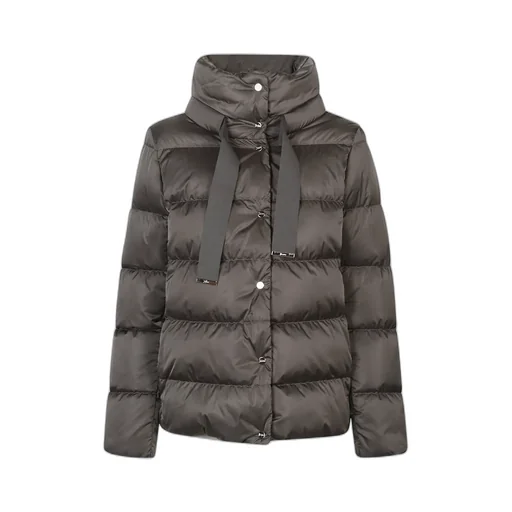 Logo Plaque Padded Jacket