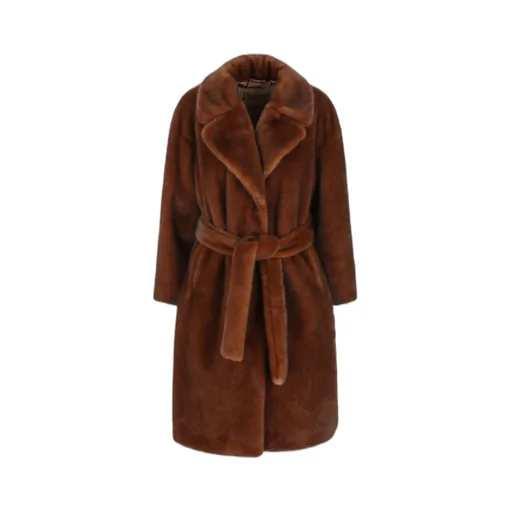 Belted Lapel Collar Coat