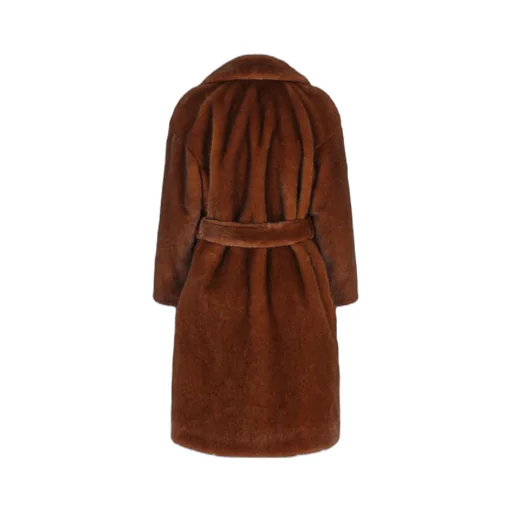 Belted Lapel Collar Coat