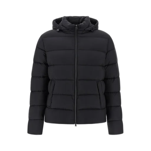 Hooded Quilted Bomber Jacket