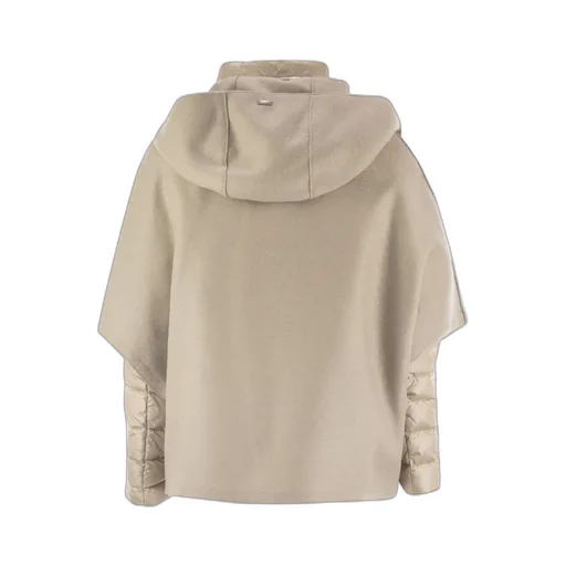 Hooded Snap-Button Down Jacket
