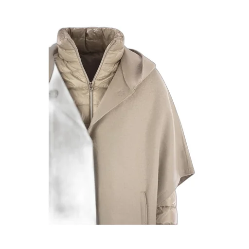 Hooded Snap-Button Down Jacket