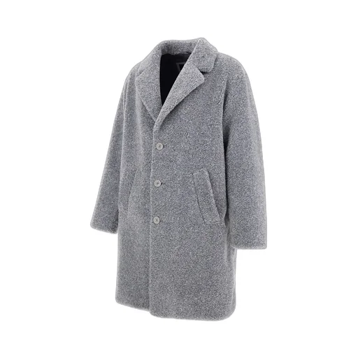 Long-Sleeved Button-Up Coat