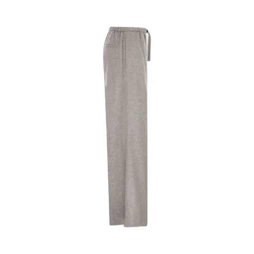 Resort Trousers In Cashmere And Silk
