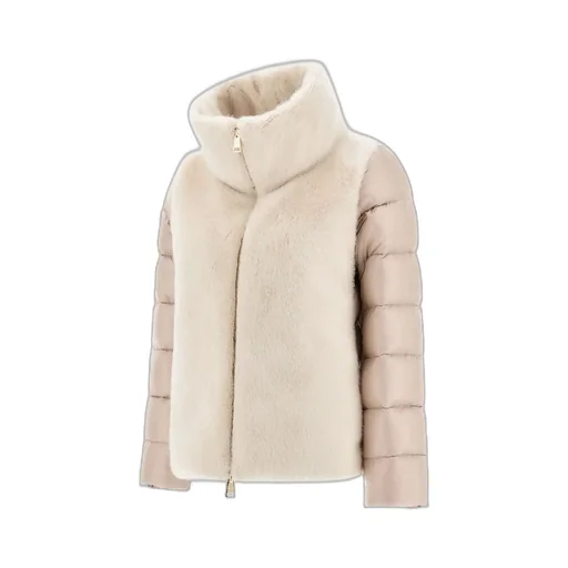 Fur-Trimmed Quilted Jacket