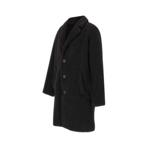 Long-Sleeved Button-Up Coat