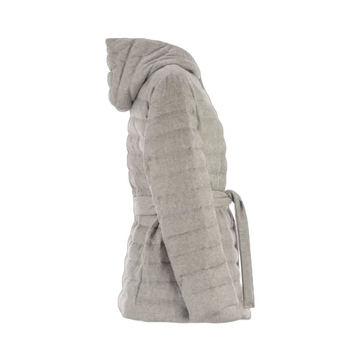 Quilted Belted Down Jacket