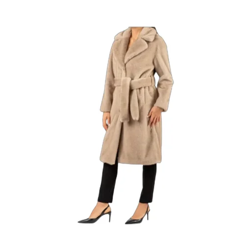 Belted Lapel Collar Coat
