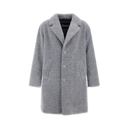 Long-Sleeved Button-Up Coat