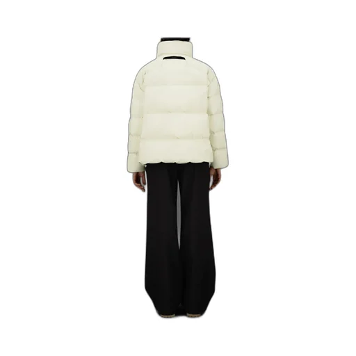 Belted High Neck Puffer Jacket