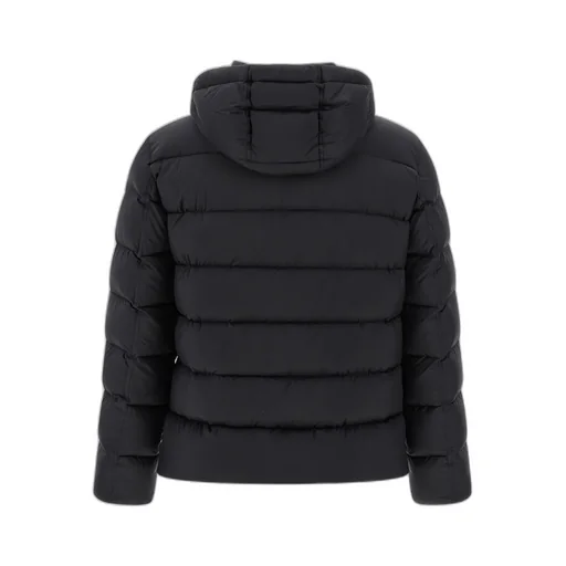 Hooded Quilted Bomber Jacket